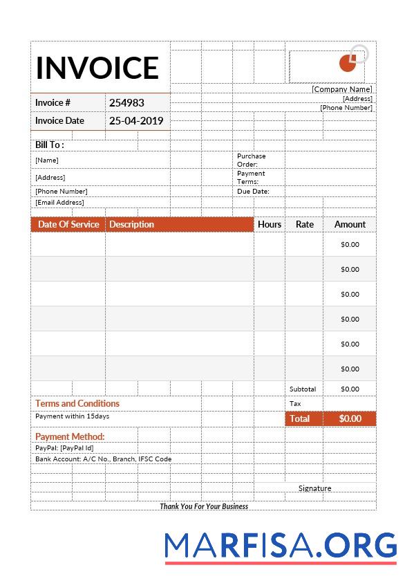Blank Payment Invoice Template